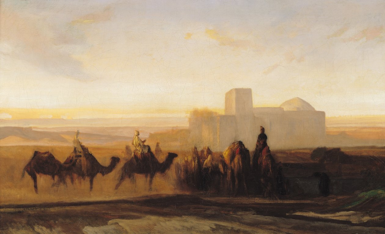 Karavanen av Alexandre Gabriel Decamps