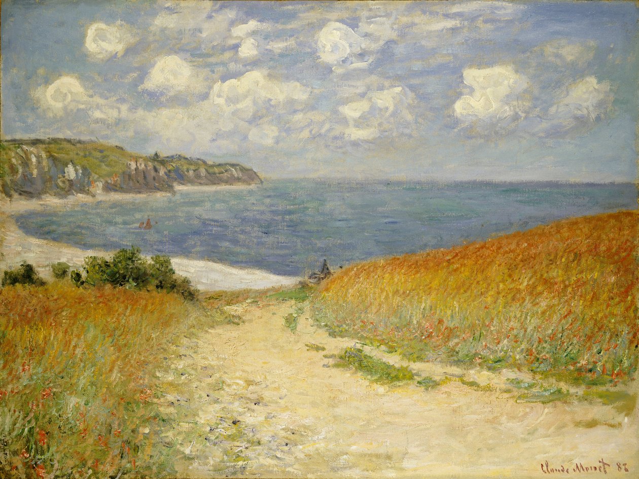 Path in the Wheat ved Pourville, 1882 av Claude Monet
