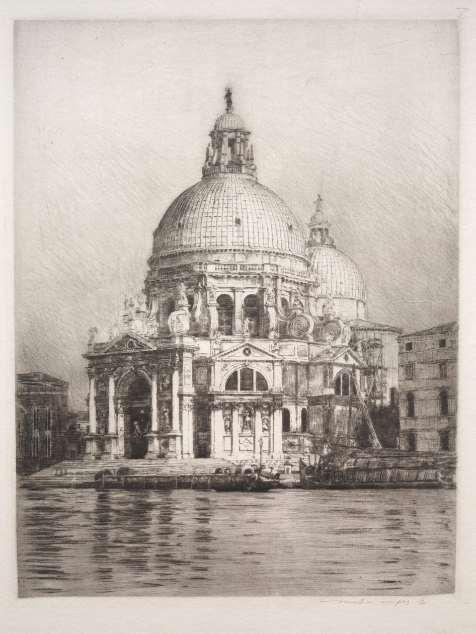 Santa Maria Della Salute #1, 1910. av Mortimer Menpes