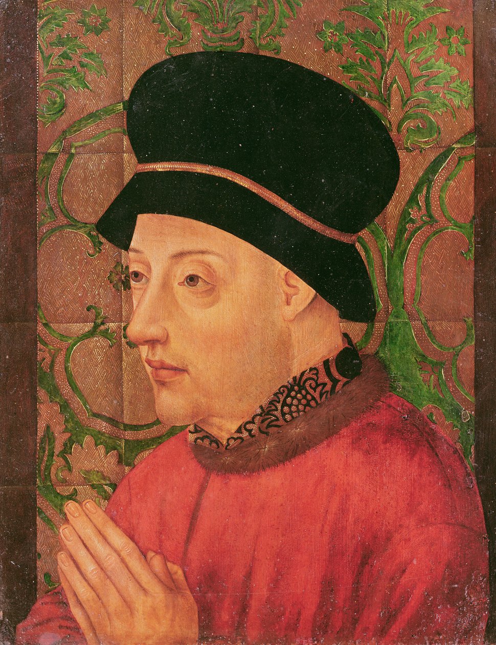 Portrett av kong John I av Portugal av Portuguese School