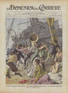 Det dramatiske forliset til Lusitania Vapor, på Ferryland Beach (Nord-Amerika)?