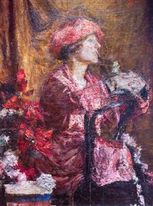 Enrica i lilla av Antonio Mancini