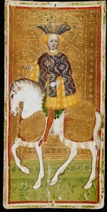 Ridder av kopper. Tarotkort, 1441-1444.