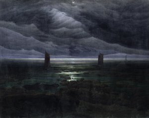 Havkysten i måneskinn