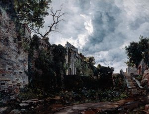 Hovedporten til Chateau de Clisson, 1884
