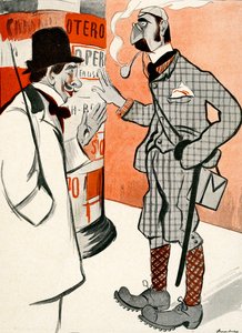 En franskmann forteller en engelskmann hvordan han skulle kle seg til Operaen, 1903.