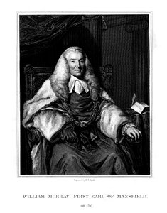 William Murray, 1. jarl av Mansfield, skotsk jurist, 1832.