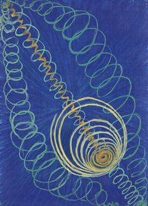 Gruppe I, Primordial Chaos, nr. 16, fra The WURose Series, 1906-1907. av Hilma af Klint
