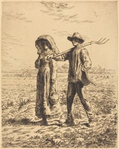 Avreise til jobb av Jean Francois Millet