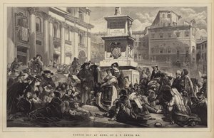 påskedag i Roma av John Frederick Lewis
