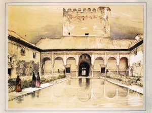 Alhambra of Granada, fargelitografi av John Frederick Lewis av John Frederick Lewis
