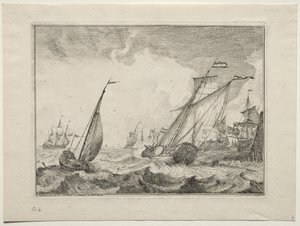 Skip i kuling, 1701.