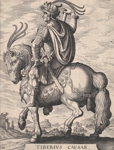 Plate 3: Keiser Tiberius til hest, fra 