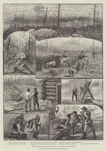 Denison Gold-Mines, nær Algoma, Lake Huron, Upper Canada av Melton Prior