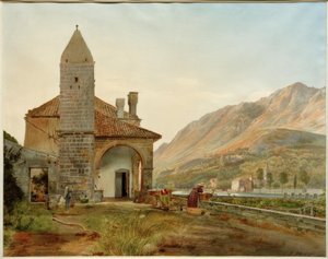 Fransiskanerklosteret i Omblatal nær Ragusa av Rudolf von Alt