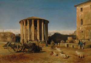Vesta-tempelet i Roma av Rudolf von Alt