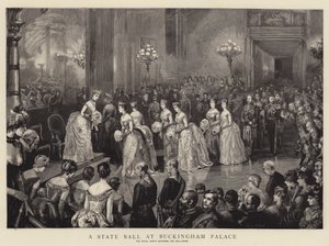 Et statsball på Buckingham Palace