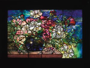 Et "Pion"-vindu fra Darius Goff House, Pawtucket, Rhode Island, ca. 1893 av Tiffany Studios