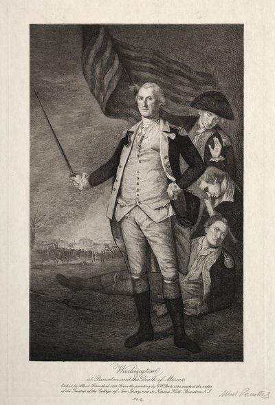 George Washington i Princeton, 1898. av Albert Rosenthal