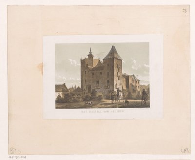 Castle Heusden Slottet i Heusden (tittel på objekt) av Anonymous