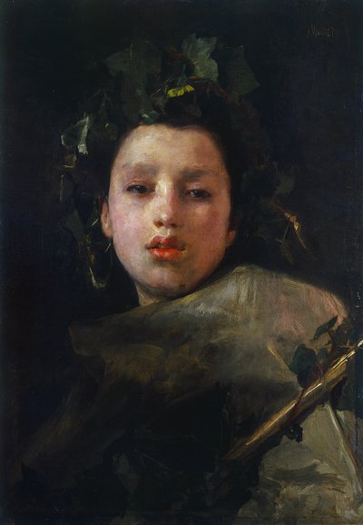 Bacchus som gutt av Antonio Mancini