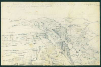 Mar Saba, 1873 av Claude Conder