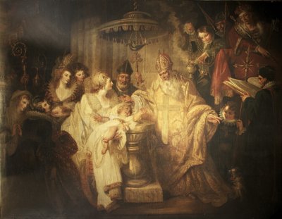 Dåpen til Henry VIII av Mather Brown