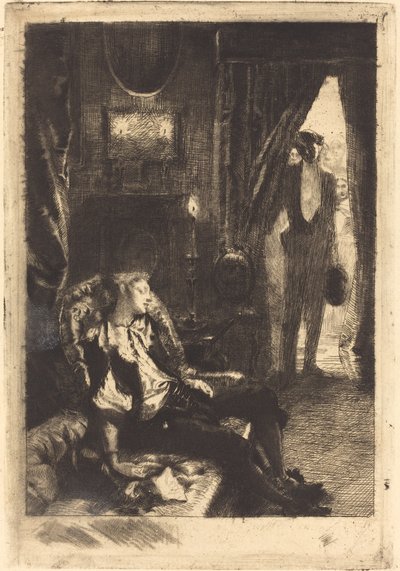 Iza Sleeping The Sleep of Iza, 1885. av Paul Albert Besnard