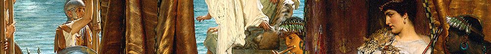 Møtet mellom Antony og Cleopatra (Lawrence Alma Tadema)